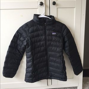 Girl's Black Puffy Patagonia